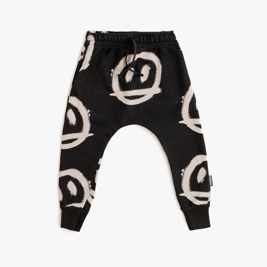 SPRAYED SMILES BAGGY PANTS (BABY)