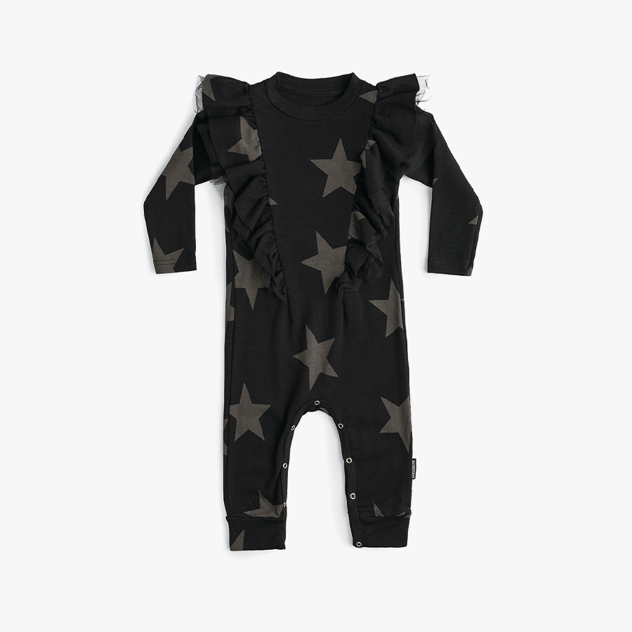[BABY LINE]RUFFLED STAR PLAYSUIT