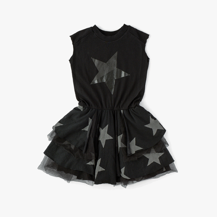 LAYERED STAR TULLE DRESS